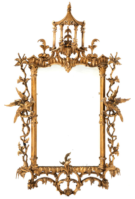 Großer Spiegel in Art von Johann Michael Hoppenhaupt d. Ä. Hampel