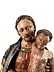 Detailabbildung: Figurengruppe einer Maria mit dem Kind