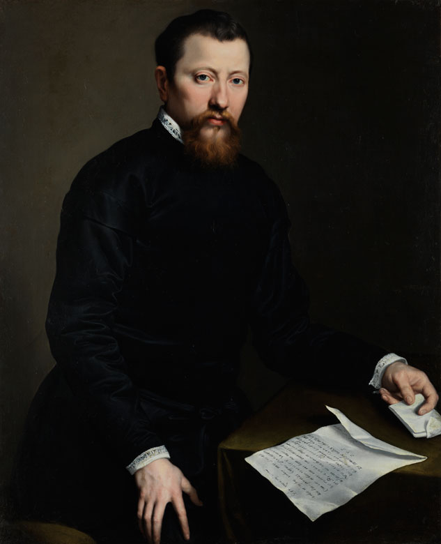 Giovanni Battista Moroni, 1520/24 Albino nach 1578, zug. Hampel