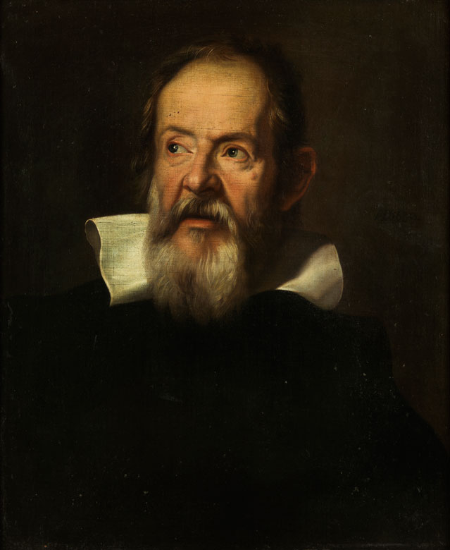 Portraitbildnis des Astronomen Galileo Galilei (1564 1641) Hampel