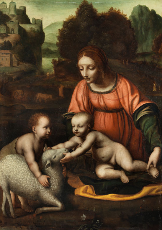 Bernardino Luini, um 1480/85 Runo 1532 Mailand, zug. Hampel