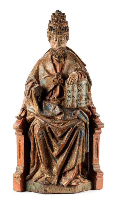 Der Heilige Petrus als Papst Hampel Kunstauktionen
