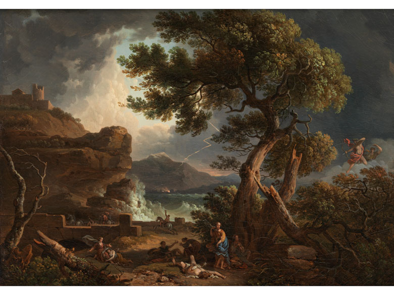 Philip James de Loutherbourg, Strasbourg 1740 Chiswick 1812, zug