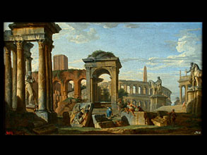 Detailabbildung: Giovanni Paolo Pannini 1691 Piacenza - 1765 Rom