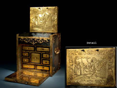 Bedeutendes, museales Kabinettkästchen aus der Werkstatt des Nürnberger Goldschmiedes Wenzel-Jamnitzer um 1600