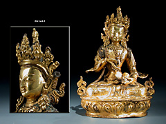 Detailabbildung: Tibetanische Bronze