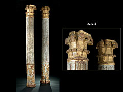 Detailabbildung: Säulenpaar des 17. Jhdts.