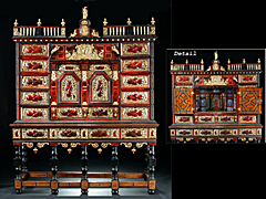 Bedeutendes Antwerpener Kabinettmöbel des 17. Jahrhunderts