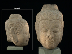 Detailabbildung:  Buddha-Kopf