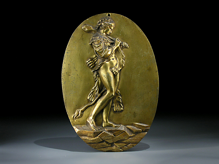 Bronzerelief der Omphale Hampel Kunstauktionen