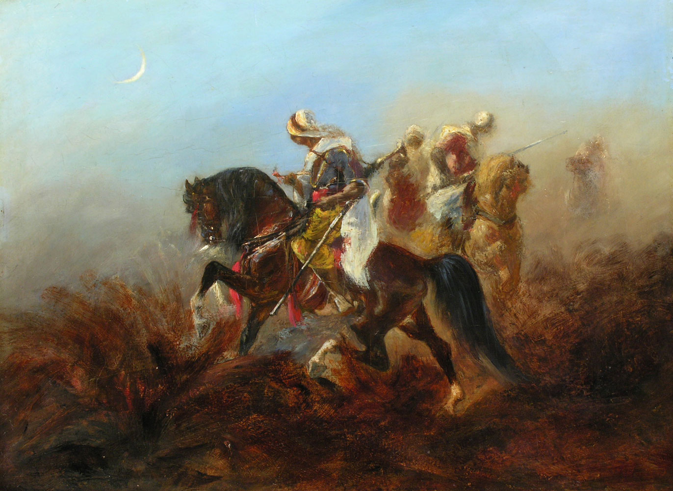 Adolf Schreyer 1828 1899, zugeschrieben Hampel Kunstauktionen