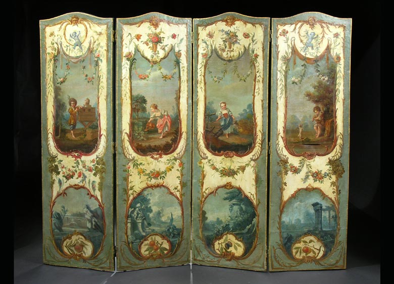 Rokoko-Paravent - Hampel Kunstauktionen