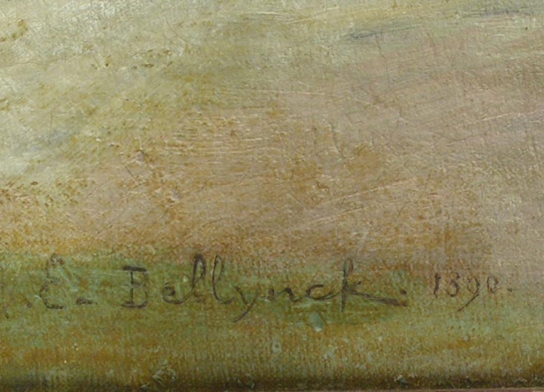 HubertEmil Bellynck Französischer Maler, geb. 1859 in Lille, stellte