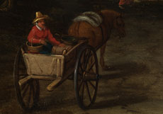 Detailabbildung: Jan Brueghel der Jüngere, 1601 Antwerpen - 1678, zug.