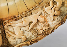 Detailabbildung: Große Elfenbein-Prunkschale