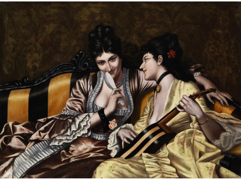Luis Ricardo Falero 1851 Granada 1896 London Hampel Kunstauktionen