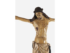 Detail images: Seltener musealer, frühgotischer Corpus Christi