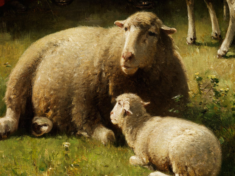 Jan David Col 1822 1900 Und Cornelis Van Leemputten 1841 1902 Hampel Kunstauktionen