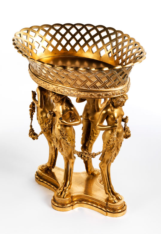 Großer, bedeutender Tafelaufsatz Hampel Kunstauktionen