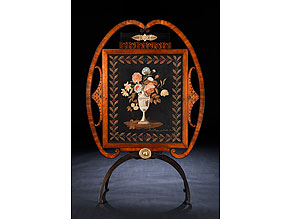 Kaminschirm aus dem Besitz des bayerischen Königshauses - Hampel