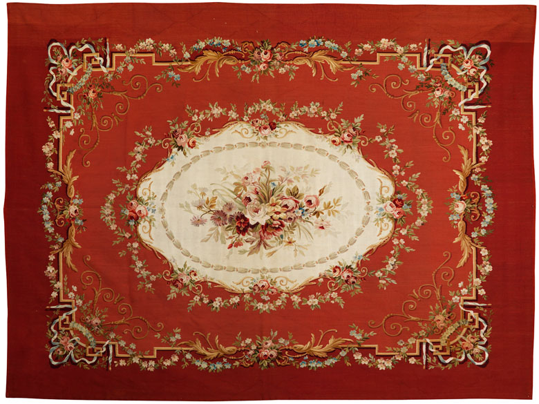 Kleiner Aubusson Teppich Hampel Fine Art Auctions