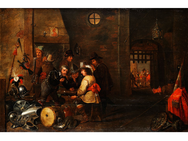 Maler der Amsterdamer Schule des 17. Jahrhunderts in Art von Anthonie Palamedesz, 1601 - 1673, bzw. nach Teniers