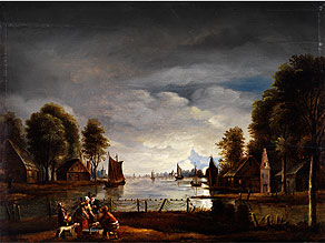 Holländischer Maler in Art des Isaac van Ostade, 1621 - 1649