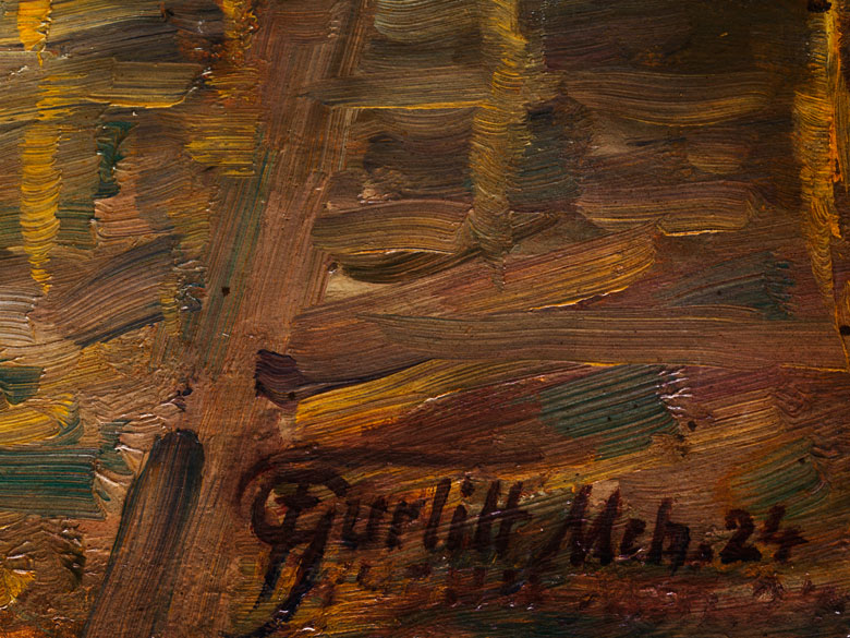 Friedrich Gurlitt, geb. 1865 Hamburg , Schüler von Lovis Corinth