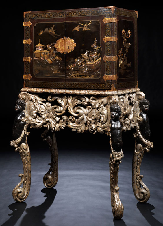 Seltenes Lack-Kabinett-Möbel - Hampel Kunstauktionen