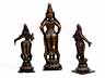 Detailabbildung: Drei indische Bronzefiguren