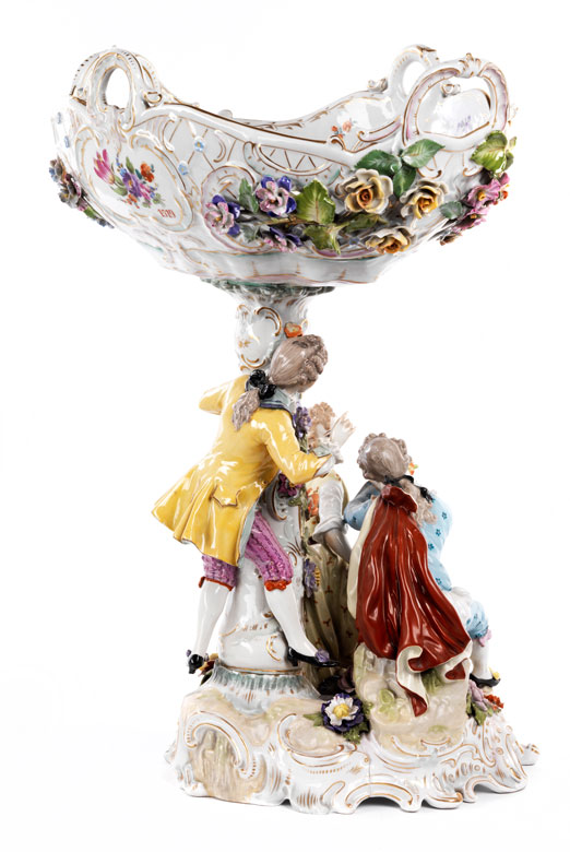 Großer PorzellanTafelaufsatz Hampel Kunstauktionen