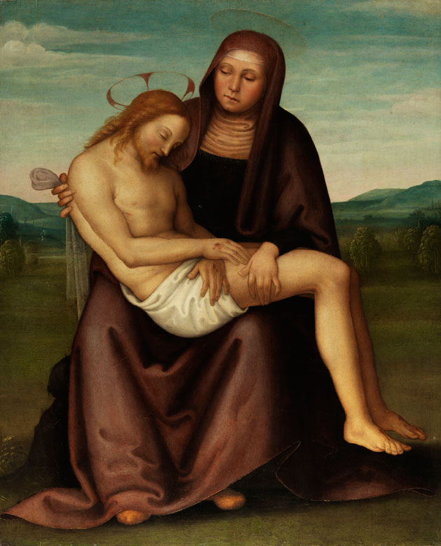  Perugino , Pietro di Cristoforo Vannucci, um 1445/ 46 Cittá della Pieve / Provinz Perugia – 1523 Fontignano bei Perugia