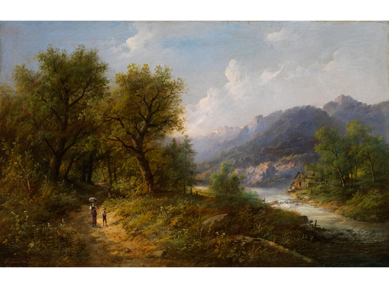 F. Boehm, Maler des 19. Jahrhunderts Hampel Kunstauktionen