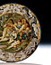 Detailabbildung: Majolika-Platte von Carlo Antonio Grue, 1655 - 1723