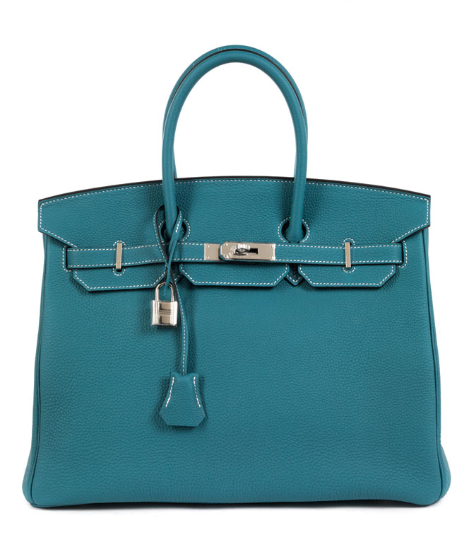 Hermès Birkin Bag 35 cm Blue Jean 