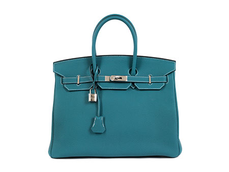 Hermès Birkin Bag 35 cm Blue Jean 