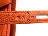 Detailabbildung: Hermès Birkin Bag 35 cm Orange 